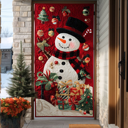 Holly Frost Quilted Door Cover NCU0PT10329