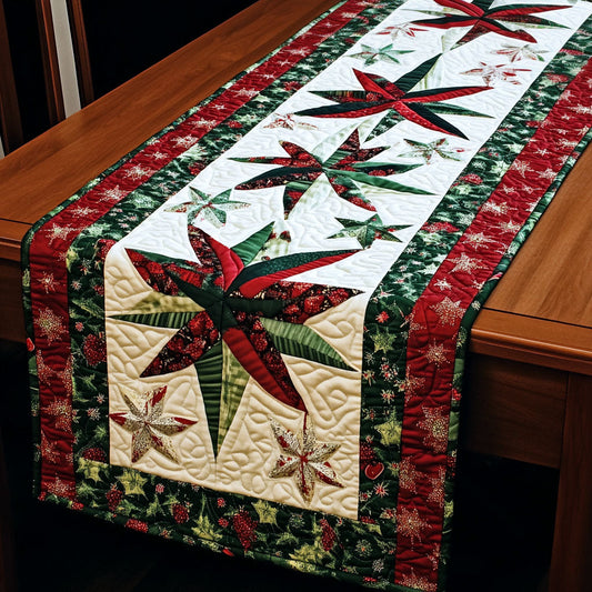 Holly Jolly Cheer Quilted Table Runner NCU0PT1638