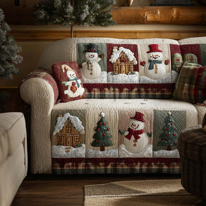 Holly Joy Quilted Sofa Cover NCU0NT11048
