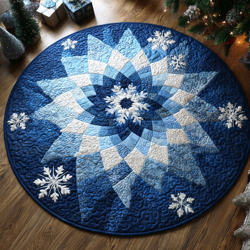 Holly Lane Quilted Round Mat NCU0TD335