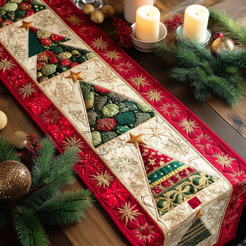 Holly Lane Quilted Table Runner NCU0TD405