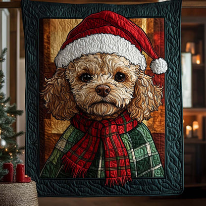Holly Poodle Joy Quilted Blanket NCU0XD626