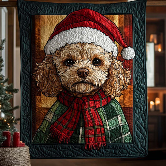 Holly Poodle Joy Quilted Blanket NCU0XD626