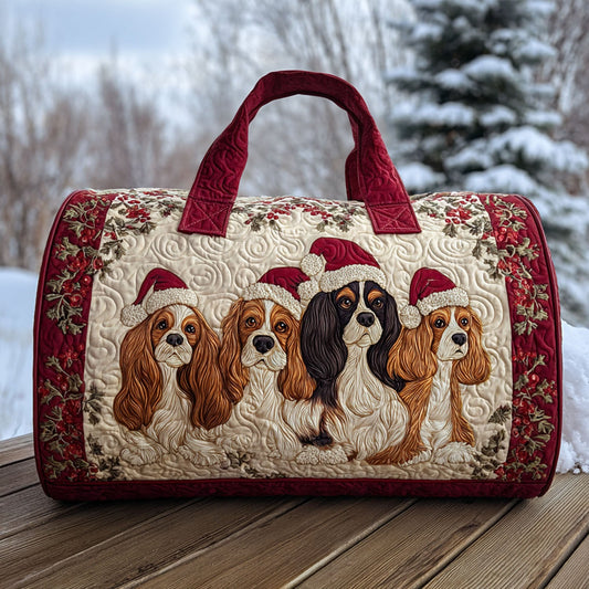 Holly Spaniel Quilted Duffle Bag NCU0PT9332