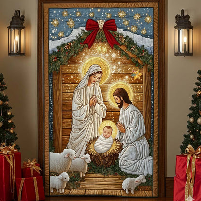 Holy Birth Quilted Door Cover NCU0NT10989