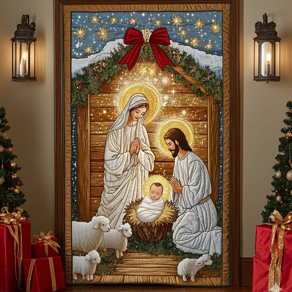 Holy Birth Quilted Door Cover NCU0NT10989