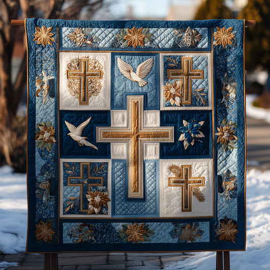 Holy Blessings Quilted Blanket NCU0TH3451
