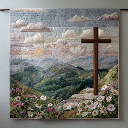 Holy Cross Quilted Blanket NCU0PT7533