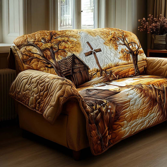 Holy Cross Sign Quilted Sofa Cover NCU0NT11345
