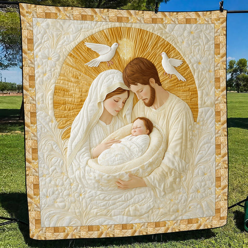 Holy Family Quilted Blanket NCU0TL1732