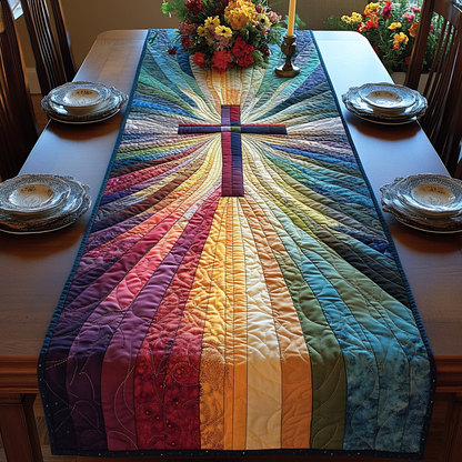 Holy Glow Quilted Table Runner NCU0DV3046