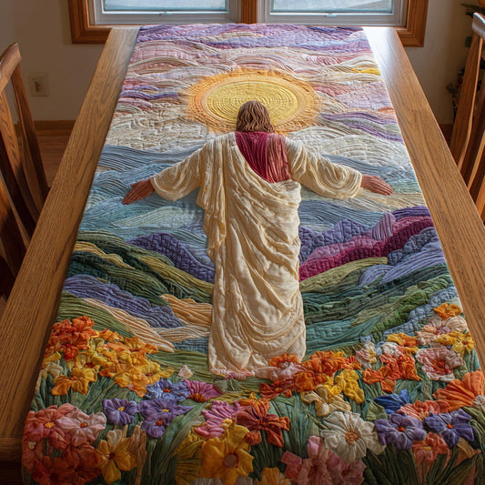 Holy Grace Quilted Table Runner NCU0DV9146
