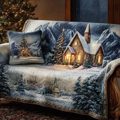 Holy Night Chapel Quilted Sofa Cover NCU0NT11329