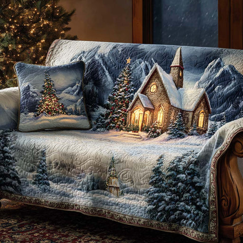 Holy Night Chapel Quilted Sofa Cover NCU0NT11329