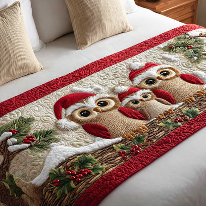 Holy Night Owl Quilted Bed Runner NCU0TD1262