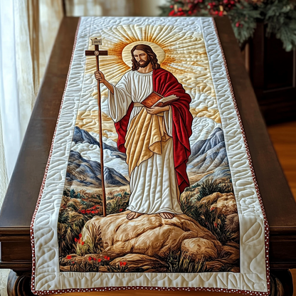 Holy Savior Quilted Table Runner NCU0DK1862