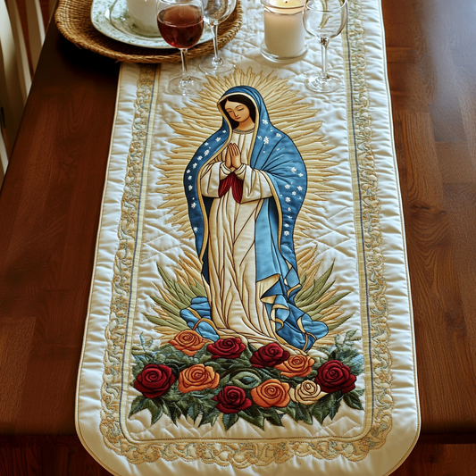 Holy Serenity Quilted Table Runner NCU0VH4933