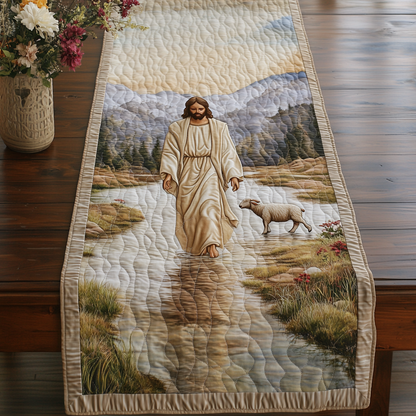 Holy Shepherd Quilted Table Runner NCU0VL792