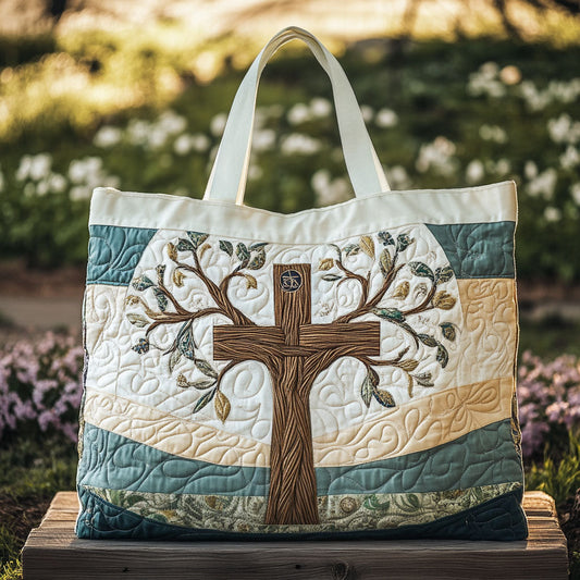 Holy Symbol Quilted Tote Bag NCU0PT8163