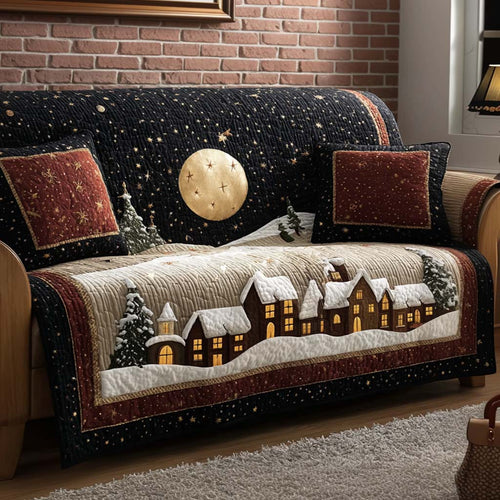Home for Xmas Quilted Sofa Cover NCU0NT11049