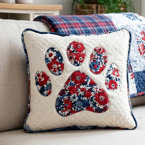 Homebound Paws V1 Quilted Pillow Case NCU0NT12247
