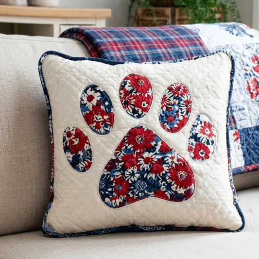 Homebound Paws V1 Quilted Pillow Case NCU0NT12247