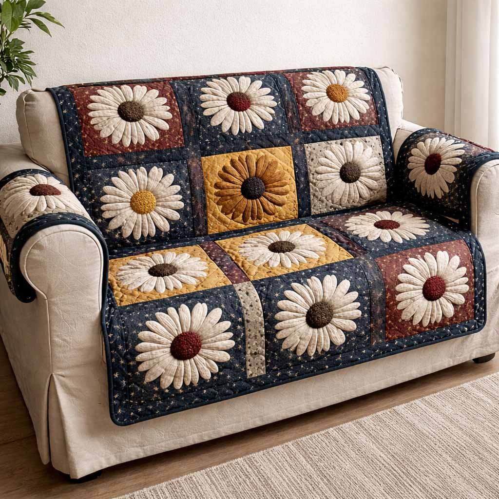 Homestead Charm Quilted Sofa Cover NCU0XD2513