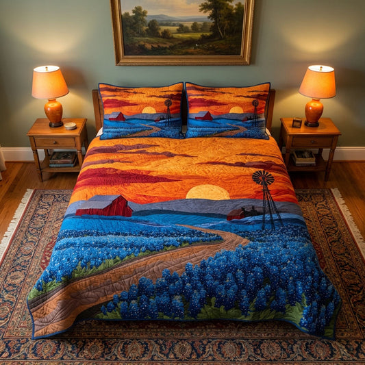 Homestead Glory 3-Piece Quilted Bedding Set NCU0DK12170