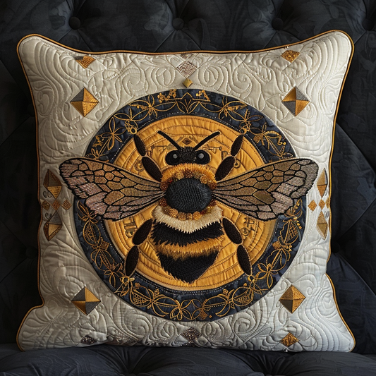 Honey Harvest Quilted Pillow Case NCU0NT019