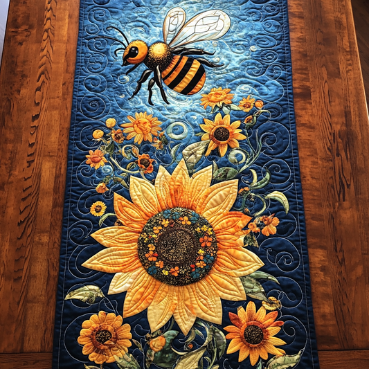Honey Buzz Quilted Table Runner NCU0DK4540