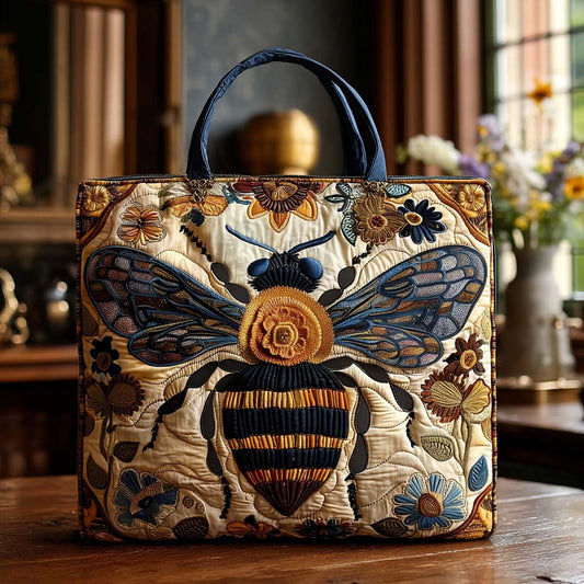 Honey Buzz Quilted Tote Bag NCU0NT8620