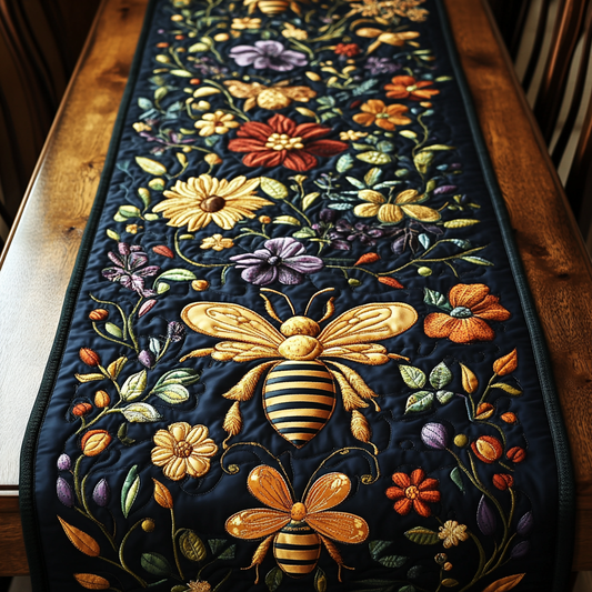 Honey Haven Quilted Table Runner NCU0DK4238