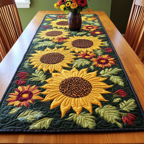Honey Sun Quilted Table Runner NCU0NT7284