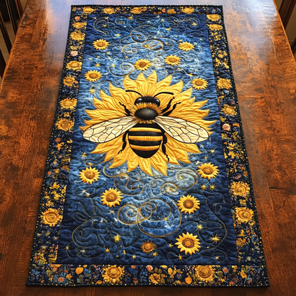 Honey Wings Quilted Table Runner NCU0DK5492