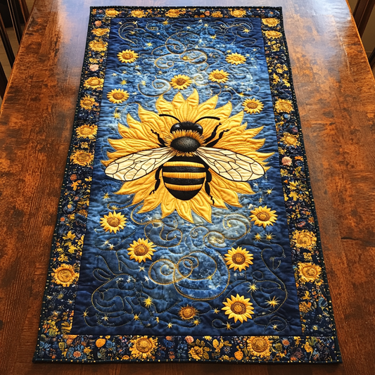 Honey Wings Quilted Table Runner NCU0DK5492
