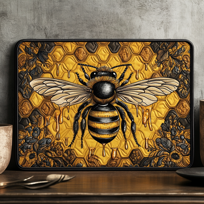 Honeycomb Harmony Quilted Place Mat NCU0VH2507