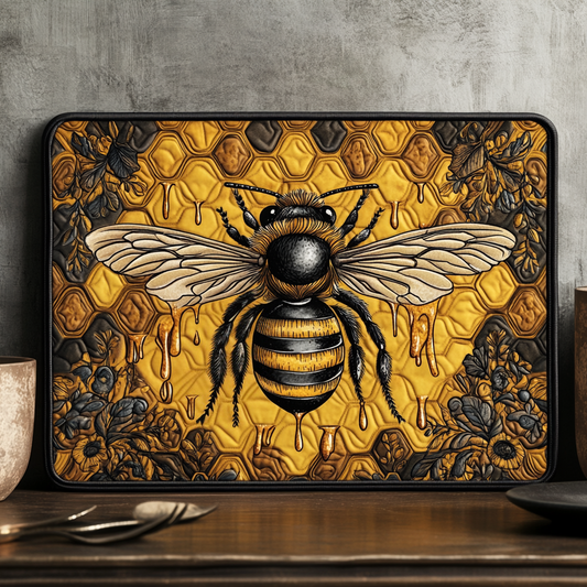 Honeycomb Harmony Quilted Place Mat NCU0VH2507