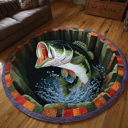 Hooked in the Void Quilted Round Mat NCU0DV9603