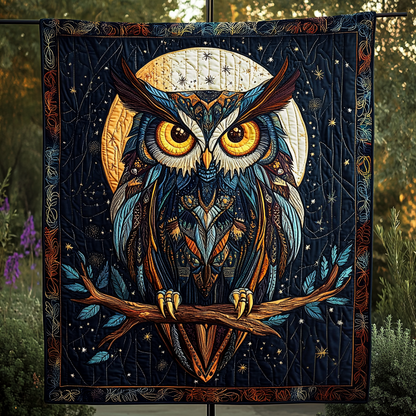 Hoot Haven Quilted Blanket NCU0DK3506