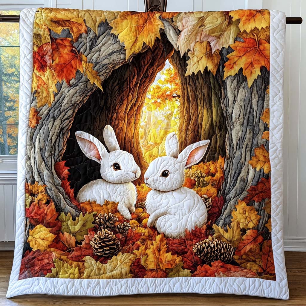 Hop into Autumn Quilted Blanket NCU0NT9341