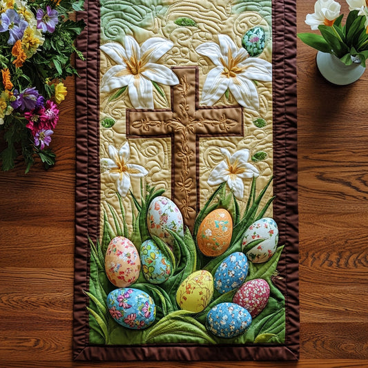 Hope in Bloom Quilted Table Runner NCU0PT4917