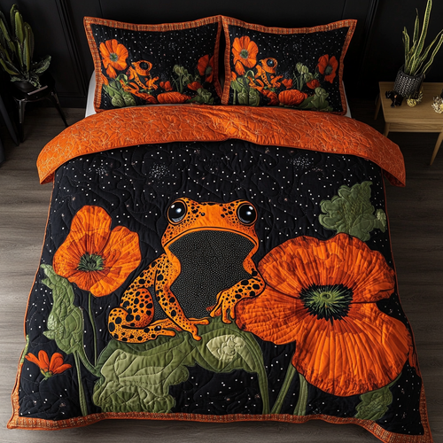 Hoppy Charm 3-Piece Quilted Bedding Set NCU0DK4791