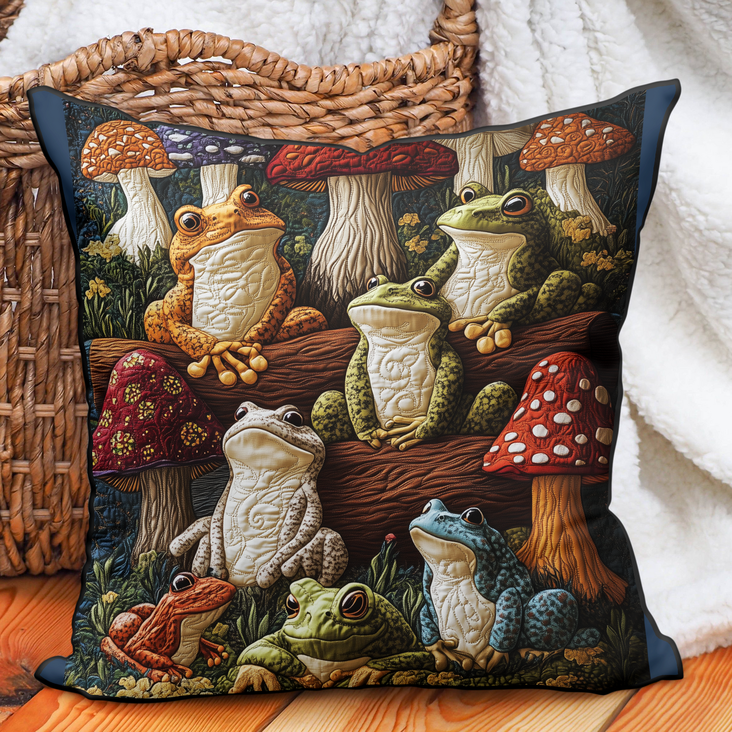 Hoppy Haven Quilted Pillow Case NCU0DK4184