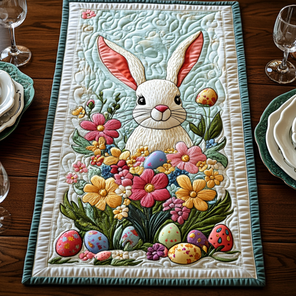 Hoppy Joy Quilted Table Runner NCU0DV2879