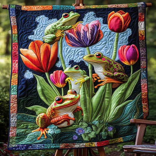 Hoppy Wonderland Quilted Blanket NCU0PT4664
