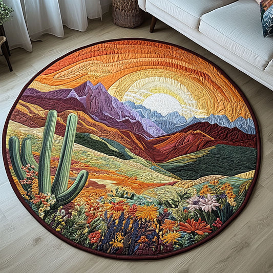 Horizon Hues Quilted Round Mat NCU0PT4707