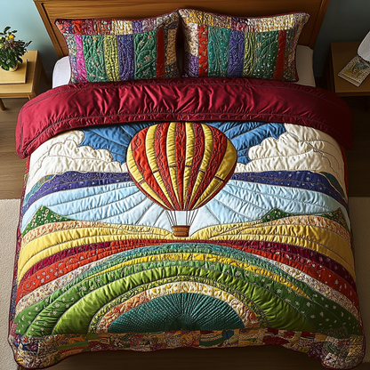 Horizon Lift 3-Piece Quilted Bedding Set NCU0DK6104