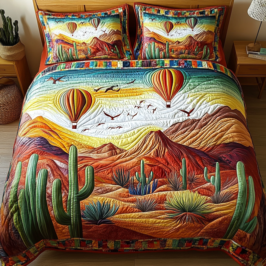 Horizon Ride 3-Piece Quilted Bedding Set NCU0VL2254