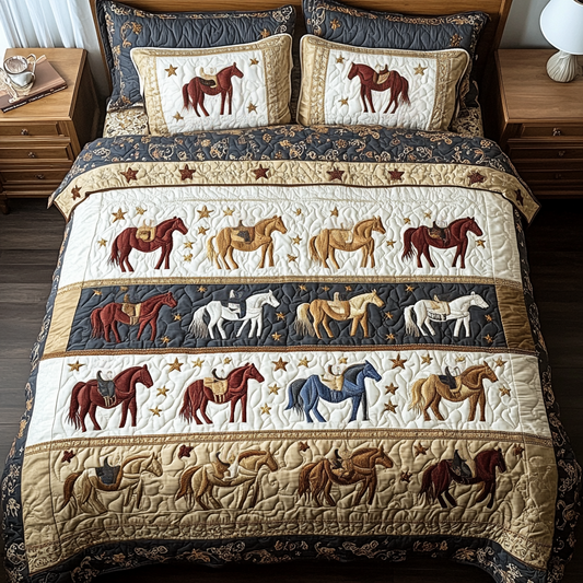 Horizon Rider 3-Piece Quilted Bedding Set NCU0VH2270