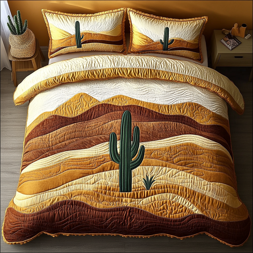 Horizon View 3-Piece Quilted Bedding Set NCU0DK6133